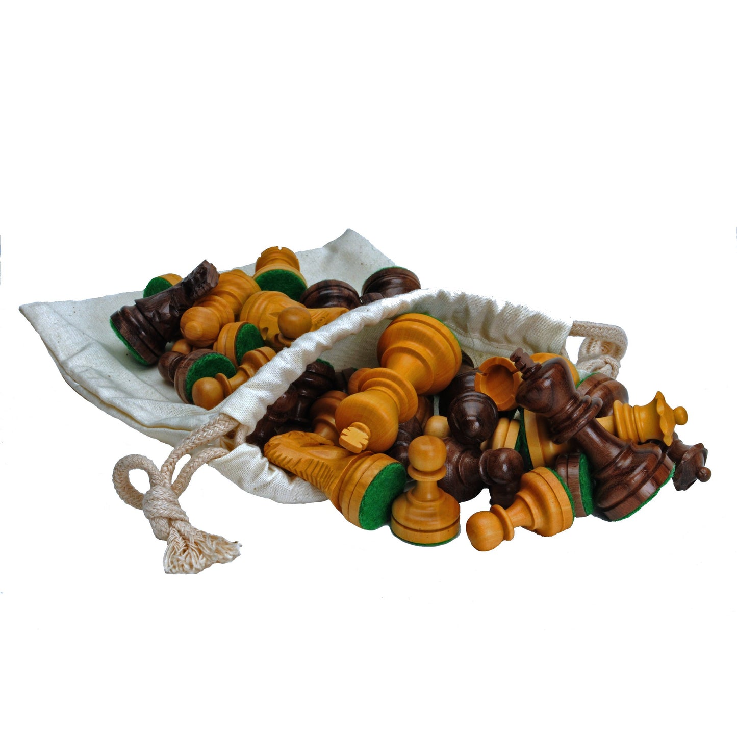 We Games Staunton Wood Chess Set - Weighted Rosewood Pieces & Wooden Chess Board, Perfect Chess Set For Adults, 12 In.