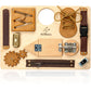 Democa Montessori Busy Board For Toddlers, Wooden Toy With 10 Educational Activities To Develop Fine Motor Skills, Airplane & Car Travel Toy For Boys & Girls - Packaging May Vary