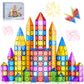 Colelulu 102Pcs Diamond Magnetic Tiles Kids Toys, Stem Magnet Toys For Toddlers, Magnetic Building Blocks For Age 3-5 4-8 8-12,