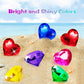 Duchong Pool Toys, 9 Pcs Big Dive Gems Pool Toys For Kids Ages 4-8, 8-12, Summer Throw Pool Toys With Assorted Diving Gems And 2