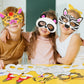 Vkpi 24 Pcs Color Your Own Animal Paper Masks, Coloring Mask Craft Kit For Kids, Birthday Party Favors School Activities