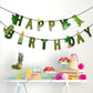 Tmppdeco Dinosaur Birthday Banner And Balloons Kit - Dinosaur Happy Birthday Sign, Dinosaur Theme Party Banners