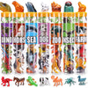 KarberDark 95 Pcs Small Animal Toys - Plastic Assorted Mini Figures for Kids, Clear, Ideal for Sensory Bins and Birthday Gifts