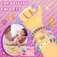BOOH Decorate Your Own Water Bottle Kits for Girls, Mermaid Violets, BPA Free, Fun Arts & Crafts, Ages 4-12, Model WY-WB-C