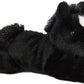 Aurora Mini Flopsie Beau Stuffed Animal, 8" Black Polyester Plush, Kid-Friendly Companion, Model 16640