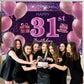 31St Birthday Decorations For Girls Imisi Happy Birthday Banner Pink Decorations For A Party Birthday Backdrop For Women