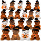 Liliful 20 Pcs Halloween Bear Bulk Mini Animals Bear with Pumpkin and Witch Hat Halloween Stuffed Gifts for Party Decorations