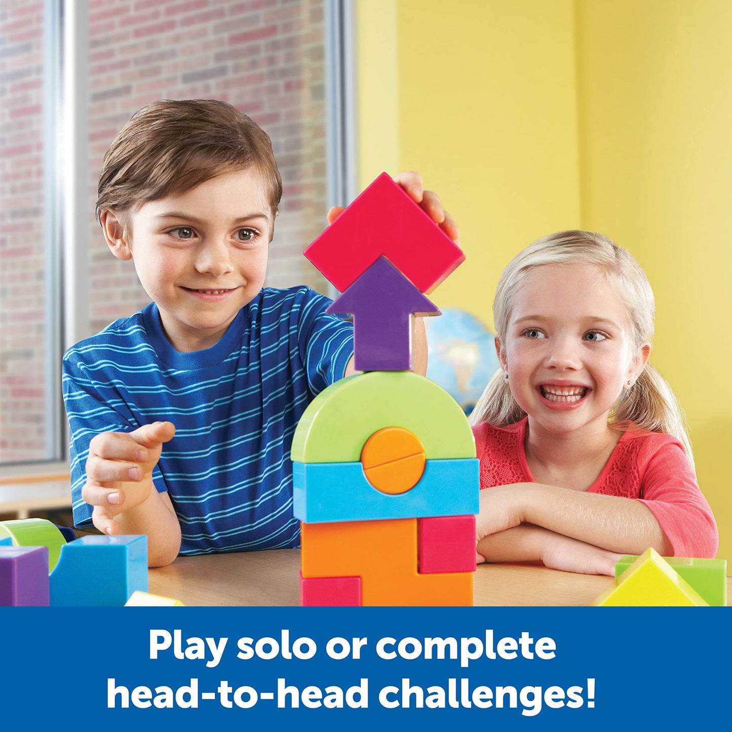 Learning Resources Mental Blox 360 Degree 3-D Building Game - 55 Pieces, Ages 5+ Educational Board Games, Mental Puzzles for Kid