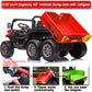 Sopbost 2 Seater 24V Kids Ride On Truck With Electric Dump Bed, Extra Shovel, 4Wd Battery Powered Ride On Toy Car With Remote Control, Music Play, Eva Tires Wheels, Red