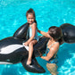 H2Ogo! Jumbo Whale Rider Inflatable Pool Float