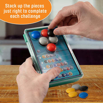 Dimension: The Brain Game To Go | Brainteasers |Puzzles| Solo Games | 1 Player | Dimension | Stacking Game | Kosmos Game