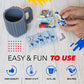 Toyamba Build-On Brick Mug Bpa-Free Funny Coffee Mug With 3 Packs Of Building Bricks, Funny Cups For Kids - Creative Building Bl