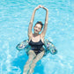 Finduwill Inflatable Pool Floats Chair - 2 Pack Fabric Covered Pool Lounger Float With Sling, Swimming Noodle Chairs Pool Floati