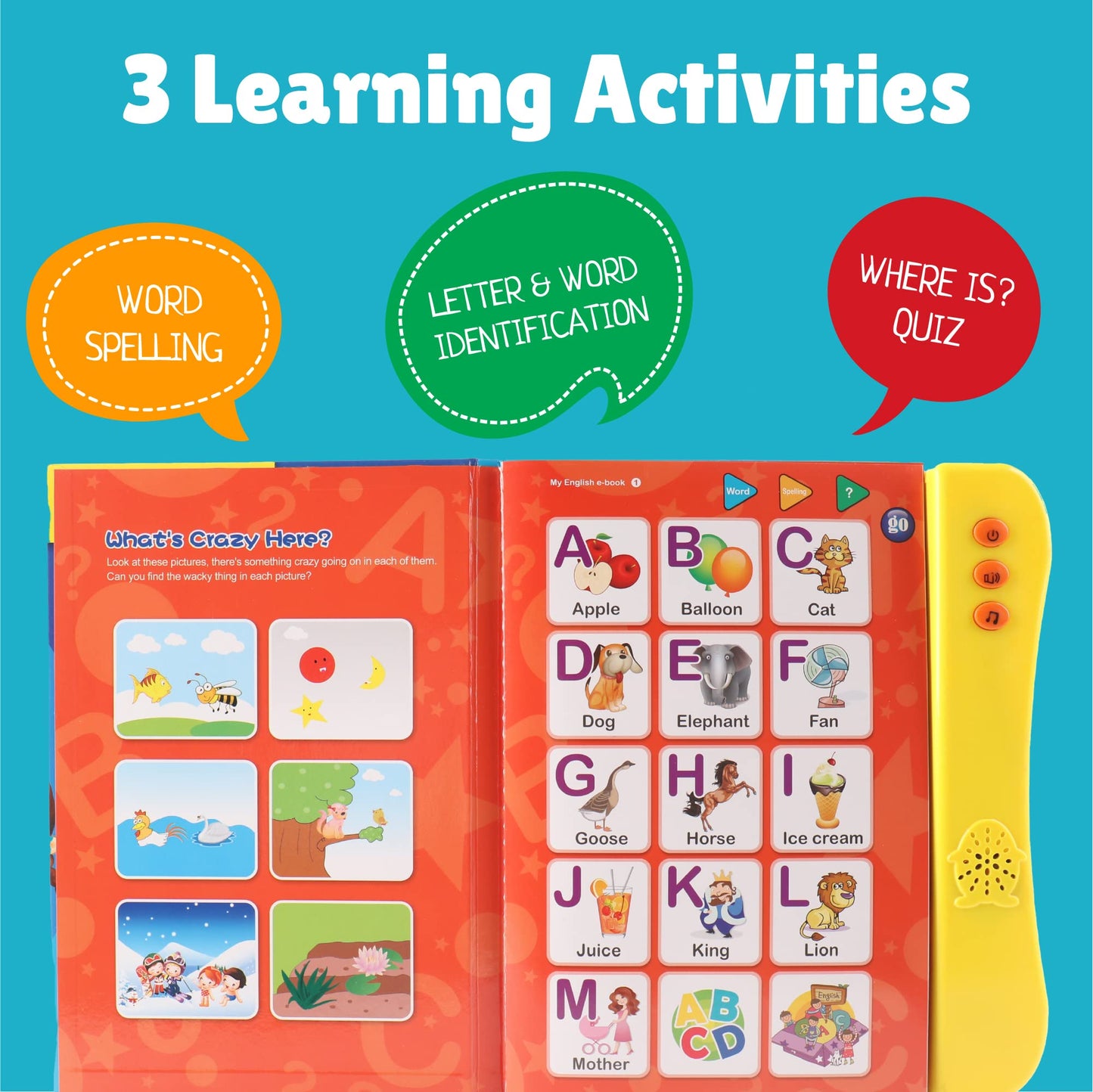 Preschool Learning Activities Book: Educational Toys for Toddlers 1-3, Toddler Learning Toys, Kids Books 3-5 - Ideal Learning To