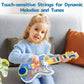 Toddlers Guitar, 4 In 1 Kids Guitar And Toddler Piano Guitar For Toddlers 2-4 With Lullaby Projector Toy Guitar For Kids Musical Instruments Toys Toddler Guitar For A 3 4 5 Year Old Boys Girls Gifts