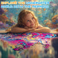 Jumbo Mermaid Floor Puzzle For Kids Ages 6-8 Year Old, Large Toddler Puzzle For Girls Ages 6 7 8 Year Old, Mermaid Girl Gift And