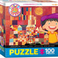 Eurographics Castle And Sun By Paul Klee 100-Piece Puzzle, Multi