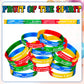 Huquary 48 Pcs Fruit of the Spirit Bracelet Inspirational Scripture Christian Silicone Bracelets Bulk Religious Motivational Lov