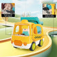 Ctffnny Friction Powered Push And Go Inertia Cars Small Dump Truck With Music Sound And Light Construction Vehicles Toy Trucks 1