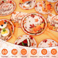 Thanksgiving Plates, 98PCs Give Thanks Plates Serves 24 with Napkins Tablecloth and Give Thanks Banner Forks for Fall Autumn Tha