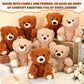Jenaai 8 Pcs 10 Inches Stuffed Animal Bear Bulk Valentine'S Day Gift Soft Cute Baby Shower Bear Small Stuffed Plush Toys For Gir