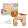 Little Big Friends Pull Along Friends | Pull Along Toy For Baby | Traditional Toys | Easy To Clean | Adrien The Dog