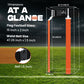Gameday 2 Player Pop Flag Football Set-Complete W/Flags & Belts(Orange)