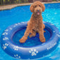 Poolcandy Inflatable Pet Float - Easy Set Up Doggy Pool Floats (Up-To 100Lb Paw Large)