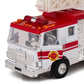Master Toy Die-Cast Metal Fire Engine Truck with Ladder, Pull-Back Action, Red, Model 7000