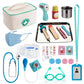 EFOSHM Kids Doctor kit 27 Piece, Toys Medical Kit with Stethoscope, Stainsteel Tray and Iodine Cup Role Doctor playset with Sign