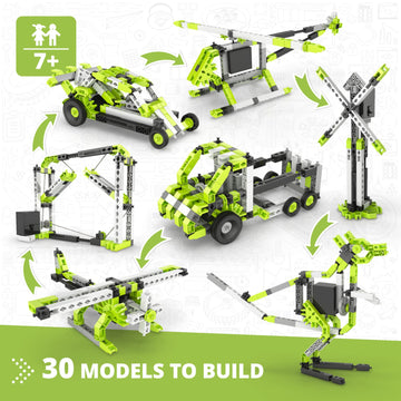 Engino- Inventor Stem Toys, 30 Motorized Models, Educational Toys For Kids 7+, Stem Projects For Kids, Stem Building Toys, Gifts For Boys & Girls