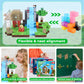 Magnetic Blocks-100Pcs Magnetic Building Blocks Magnetic Tiles Stacking, Build Magnet Forest World Set, Stem Montessori Sensory