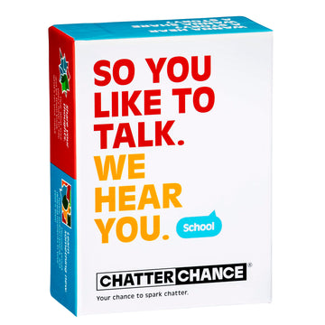 Chatterchance School: Conversation Card Games - Learning Educational Fun Game For Kids Teens Teacher Classroom For Elementary &