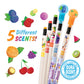 X-Treme Sports Smencils - Patented Gourmet Scented Pencils, 5 Count, Gifts for Kids, School Supplies, Classroom Rewards, Party F