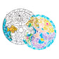 Melissa & Doug Stained Glass Craft Kit, Mermaids - 140+ Stickers, Multi-color, 14.5x13.5x0.6 inches, Ages 5+