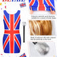 Taiyin 3 Pcs Ginger Wig Spice Dress Women Costume Rockroll Star Costume Including Wig Dress Microphone For Halloween Party (Xl)