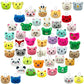 Xipegpa 50 Pcs Mini Animal Plush Toys Set Cute Small Animal Stuffed Toy Keychain For Party Favors Keychain Ornament For Goody Ba