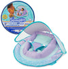 Swimways Infant Spring Float, Baby Pool Float With Canopy & Upf Protection, Swimming Pool Accessories For Kids 3-9 Months, Merma