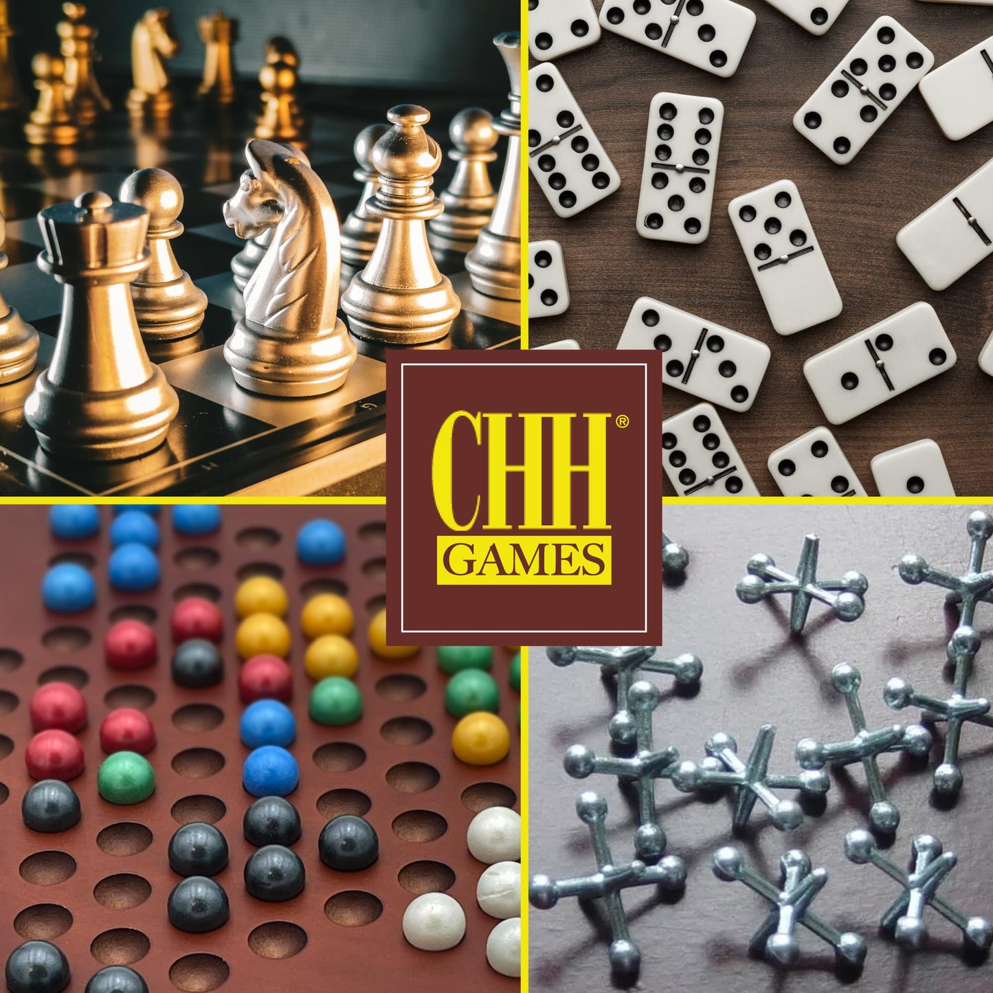 CHH 15 Jumbo Chinese Checkers with Marbles