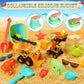 Beach Toys for Kids, 26PCS Sandbox Toys with 2 Collapsible Bucket Sand,3 Dump Truck,2 Sunglasses,Ocean Sand Molds,Mini Play Wate