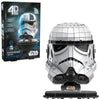 4D Build  Star Wars Stormtrooper Helmet 3D Model Kit with Stand  Star Wars Collectibles & Desk D?cor  mature-themed Puzzles  Building Toys  3D Puzzles for mature-themeds & Teens  121 Pieces  for Ages 12 & Up