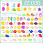 Bonnyco Mochi Squishy Toys Bulk For Party Favors For Kids Pack 80 Goodie Bags Stuffers For Kids, Kids Party Favors, Squishy Fidget Toys | Mini Toys, Pinata Stuffers, Birthday Boys And Girls Kawaii