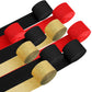 Kisston 10 Rolls Crepe Paper Streamers 820 Ft, Red Gold Black Crepe Paper Decorations for Wedding Ceremony Birthday Party