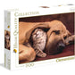 Clementoni Cuddles Cute Cat & Dog 500 Piece Jigsaw Puzzle For Adults