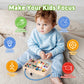 Grarain Busy Board - Montessori Toy for Toddlers 1-3 Years, Travel-Friendly, Wood, Dinosaur Busy Board V2