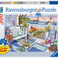 Ravensburger Cozy Series: Seaside Sunshine 300 Piece Large Format Jigsaw Puzzle For Adults And Kids | Unique Piece Design | Premium Quality Materials | Fsc Certified | Ideal Gift For Puzzle Lovers