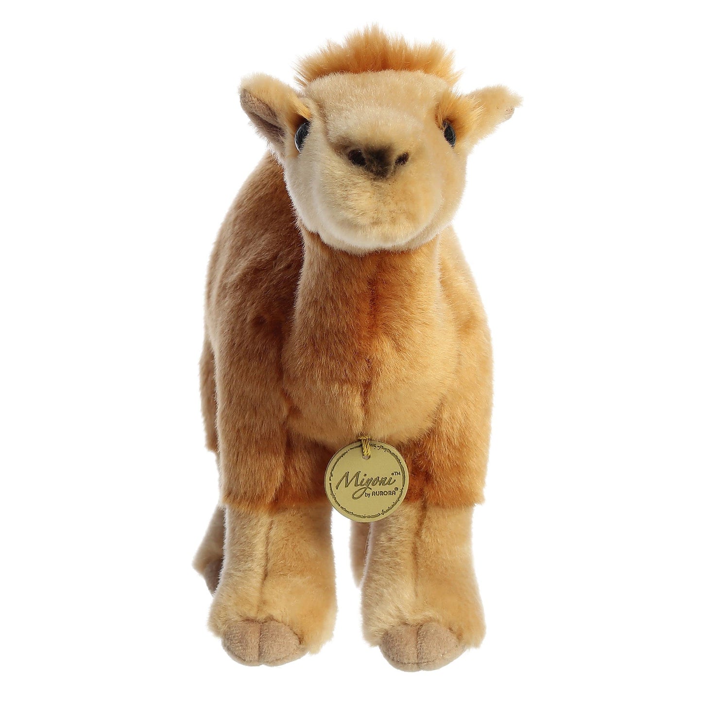 Aurora Realistic Dromedary Camel Stuffed Animal - Brown, 11 Inches, Polyester, Model 26474 - Lifelike Detail & Cherished Companionship