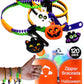 UpBrands 120-Pack Halloween Fidget Zipper Bracelets - Bulk Party Favor Toys for Kids, School Goodie Bags & Giveaways, Pinata Fil