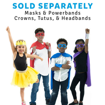 Everfan Superhero Capes For Kids | Child Super Hero Cape | Cape Costume For Children | Polyester Satin (Teal)