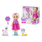 Sparkle Girlz Princess Doll And Pet Set (Blue Dress & Dog Set) By Zuru 2 Pets, Hair Styling For Kids, Dog, Unicorn, Nurture Toys